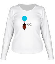 Женская футболка длинный рукав Винни Пух фото