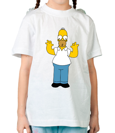Детская футболка Гомер Симпсон 