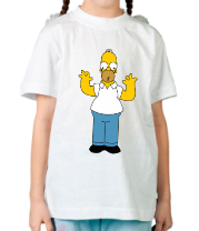 Детская футболка Гомер Симпсон  фото