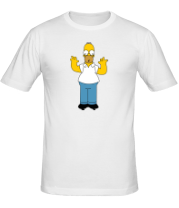 Мужская футболка Гомер Симпсон  фото