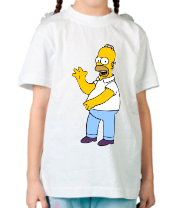 Детская футболка Гомер Симпсон фото