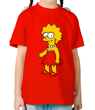 Детская футболка Лиза Симпсон