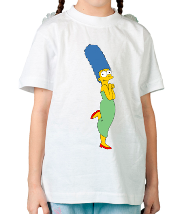 Детская футболка Мардж Симпсон