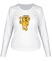 Женская футболка длинный рукав Медвежонок фото