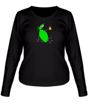 Женская футболка длинный рукав Поллитровая мышь Фицжеральд фото