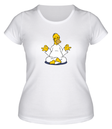 Женская футболка Медитация Гомера