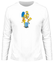 Мужская футболка длинный рукав Симпсоны фото