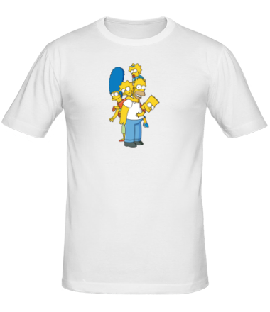 Мужская футболка Симпсоны