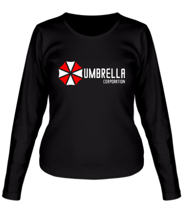 Женская футболка длинный рукав Umbrella Corporation