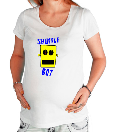 Футболка для беременных Shuffle Bot