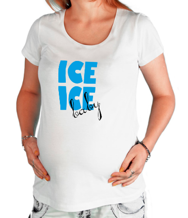 Футболка для беременных Ice Ice Baby