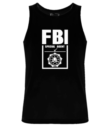 Мужская майка Special agent FBI
