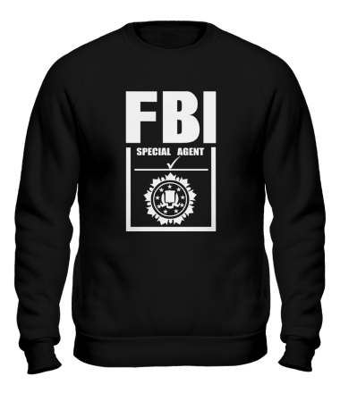 Толстовка без капюшона Special agent FBI