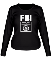 Женская футболка длинный рукав Special agent FBI фото