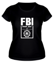 Женская футболка Special agent FBI фото