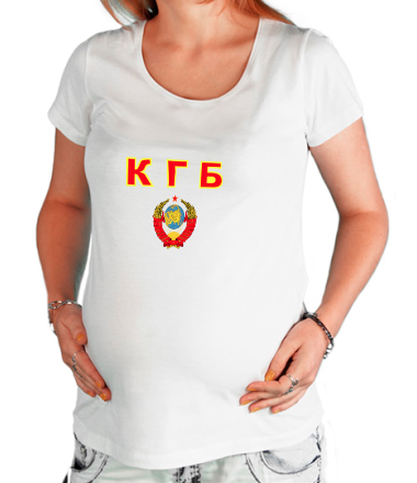 Футболка для беременных КГБ