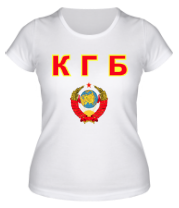 Женская футболка КГБ фото