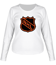 Женская футболка длинный рукав NHL фото
