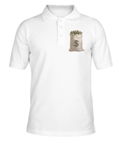 Мужская футболка поло Мешок с деньгами фото