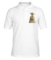 Мужская футболка поло Мешок с деньгами фото