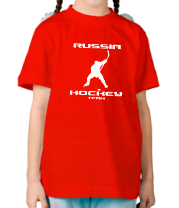 Детская футболка Хоккей фото