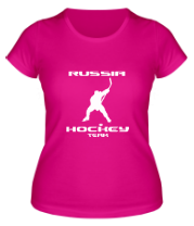 Женская футболка Хоккей фото
