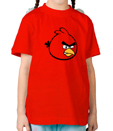 Детская футболка Красная птица Angry bird