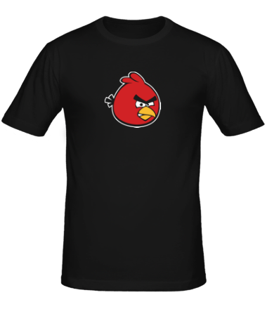Мужская футболка Красная птица Angry bird