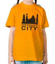 Детская футболка Default city фото