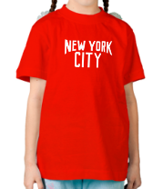 Детская футболка New York City фото