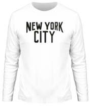 Мужская футболка длинный рукав New York City фото