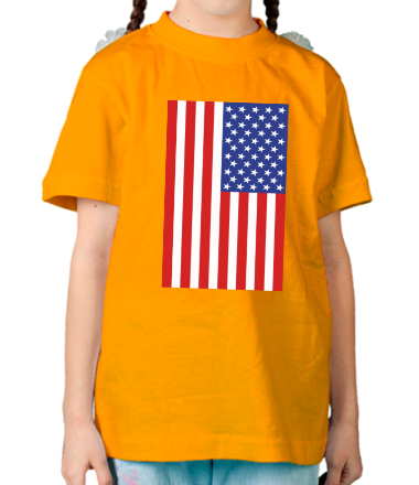 Детская футболка Флаг США