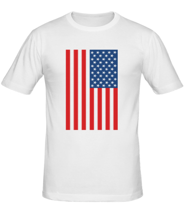 Мужская футболка Флаг США
