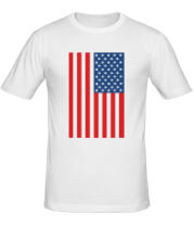 Мужская футболка Флаг США фото