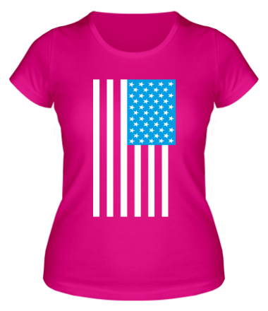 Женская футболка Флаг США