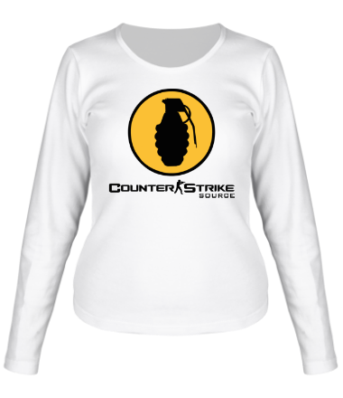 Женская футболка длинный рукав Counter Strike