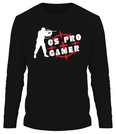 Мужская футболка длинный рукав CS Pro Gamer