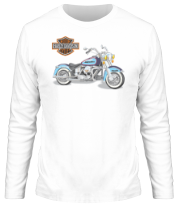 Мужская футболка длинный рукав Harley Davidson фото