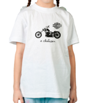 Детская футболка Harley Davidson. Я свободен фото