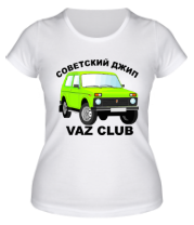 Женская футболка VAZ Club. Советский джип фото