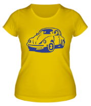 Женская футболка Volkswagen Beetle фото