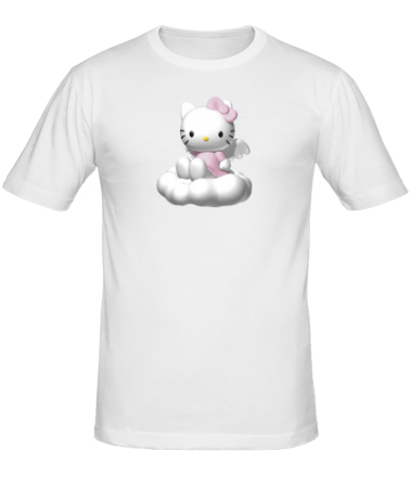 Мужская футболка Kitty-ангелок