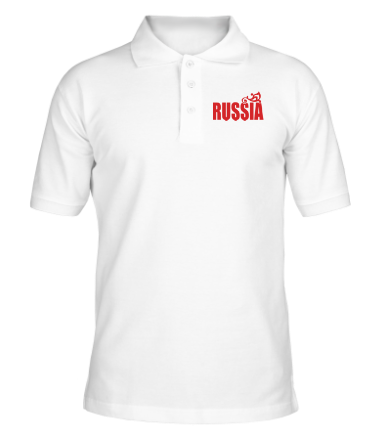 Мужская футболка поло Russia