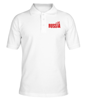 Мужская футболка поло Russia фото