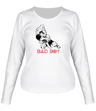 Женская футболка длинный рукав Bad boy
