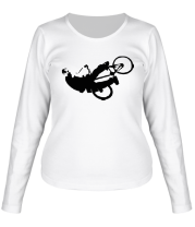 Женская футболка длинный рукав BMX фото