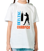 Детская футболка Boxing champion фото
