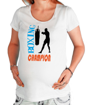 Футболка для беременных Boxing champion фото