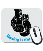 Коврик для мыши Boxing is my life фото