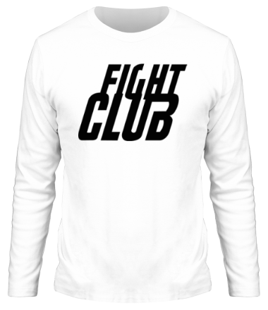 Мужская футболка длинный рукав Fight Club